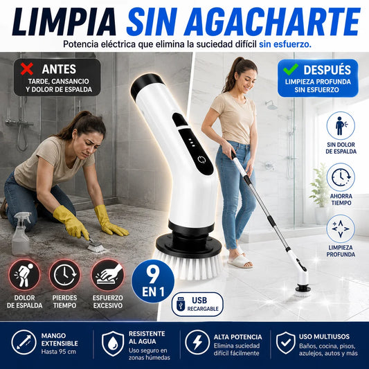 Cepillo limpiador 9 en 1