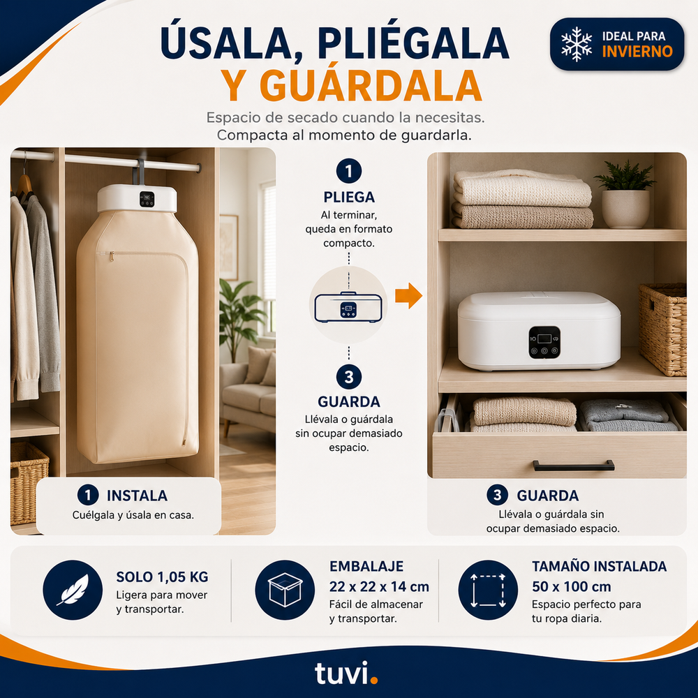 Secadora Ropa Portatil